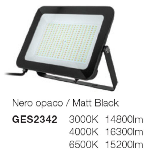 Proiettore led gea led ges2342 150w ip65 orientabile alluminio vetro - Gea Led