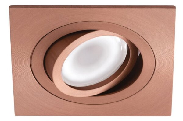 Faretto incasso gea led gfa044 gu10 led orientabile alluminio classico - Gea Led