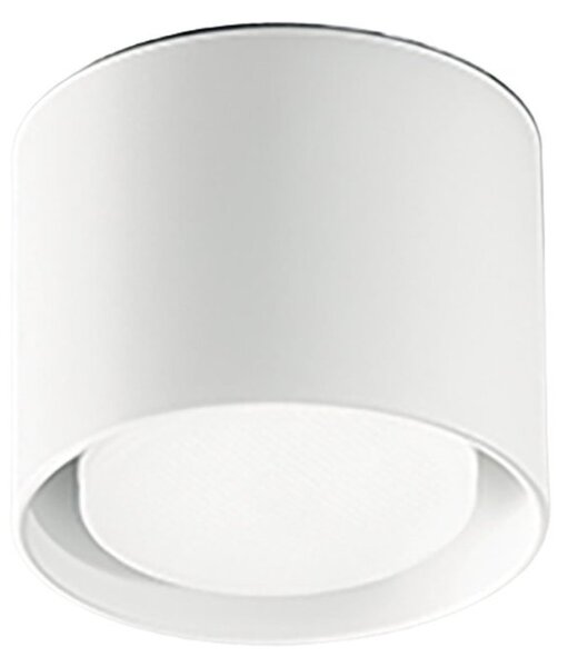 Plafoniera cilindro perenz geo 6740 b gx53 led metallo bianco opaco - Perenz
