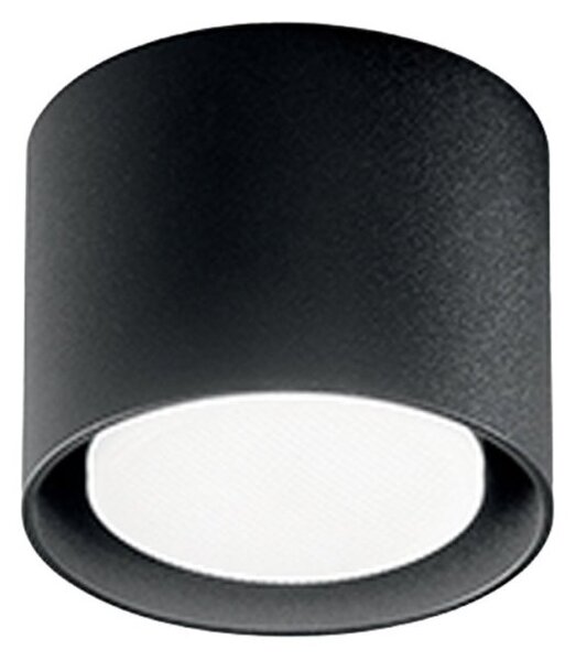 Plafoniera cilindro perenz geo 6740 n gx53 led metallo nero opaco - Perenz