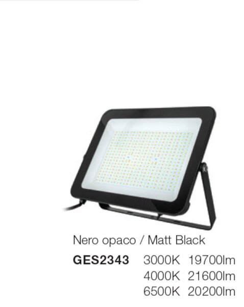 Proiettore led gea led ges2343 200w ip65 orientabile alluminio vetro - Gea Led