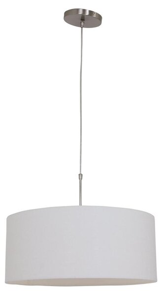Lampada a sospensione - bianco - Sparkled Light - metallo tessile - Ø 50cm - E27 - 9889ST - Steinhauer