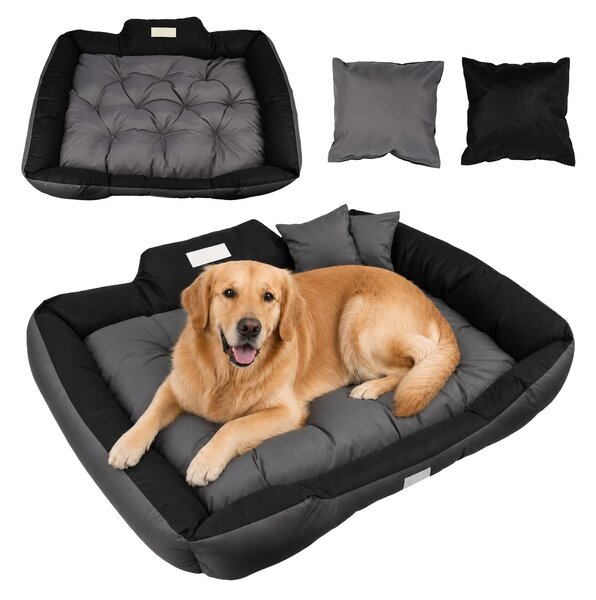 Cuccia per cani GreenBlue grigio scuro, rettangolare; dimensioni esterne 115 x 95 cm, dimensioni interne 100 x 80 cm; GB240 GR