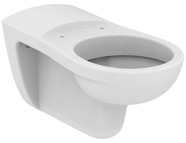 Ideal Standard Contour 21 WC suspendu à à fond creux pression, bord de chasse émaillé, blanc, V340401, V340401
