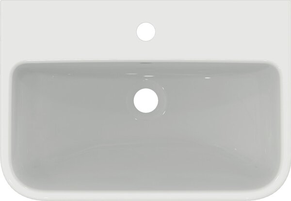 Ideal Standard i.life S lavabo, 1 trou pour robinet, avec trop-plein, 550x380mm, T458401, T458401