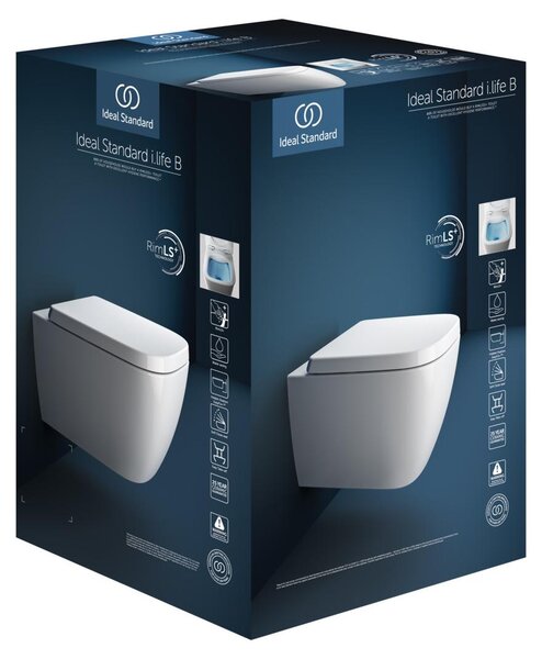Ensemble WC Ideal Standard i.life B, avec abattant à fermeture douce, blanc, T521701, T521701