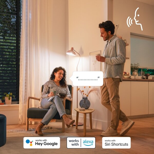 Confezione da 2 lampadine LED RGB dimmerabili Philips SMART A60 E27/8,5W/230V 2200-6500K + telecomando