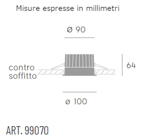 Faretto incasso sovil shower 98070 02 led ip65 alluminio - Sovil Illuminazione