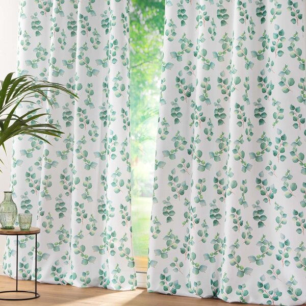 Tenda bianco-verde 140x280 cm Leandre - douceur d'intérieur