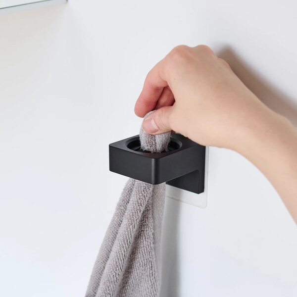 Supporto multifunzione in plastica nera Film Hook - YAMAZAKI