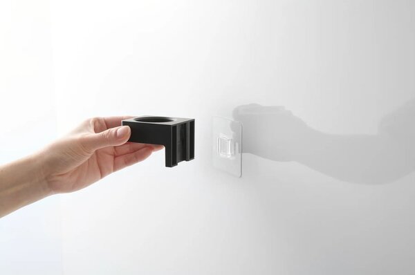Supporto multifunzione in plastica nera Film Hook - YAMAZAKI