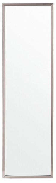 Specchio da pavimento con cornice argento 40 x 140 cm Beliani