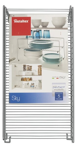 Set di 2 ripiani aggiuntivi per scaffale Sky - Metaltex