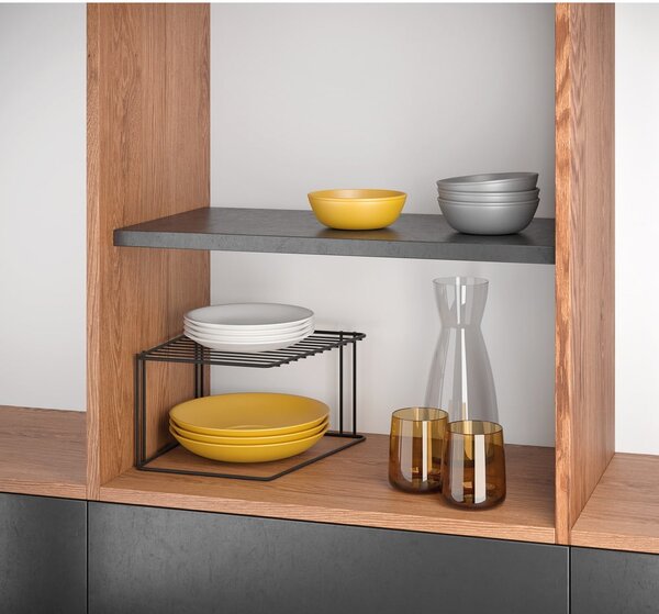 Ripiano aggiuntivo nero per mobile da cucina Lava Boxe - Metaltex