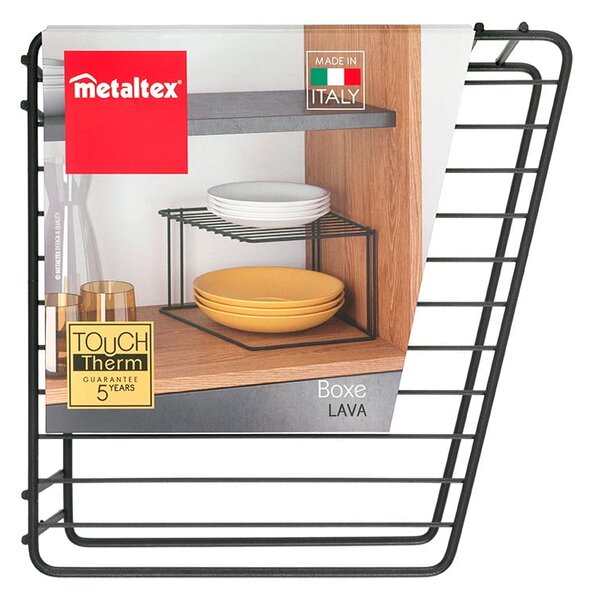 Ripiano aggiuntivo nero per mobile da cucina Lava Boxe - Metaltex