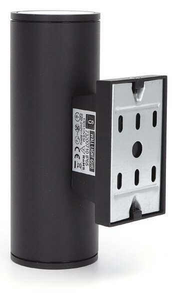 Applique da parete Correggio Nero IP65 2 x GU10 Aigostar