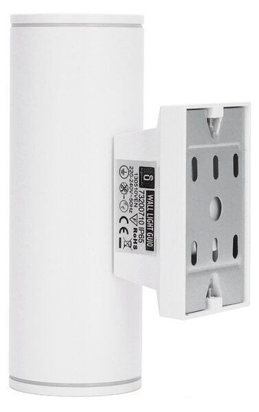 Applique da parete Correggio Bianco IP65 2 x GU10 Aigostar