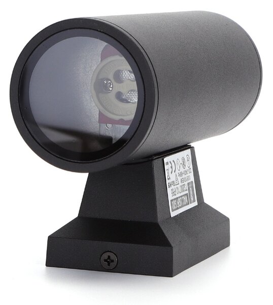 Applique da parete Correggio Nero IP65 2 x GU10 Aigostar