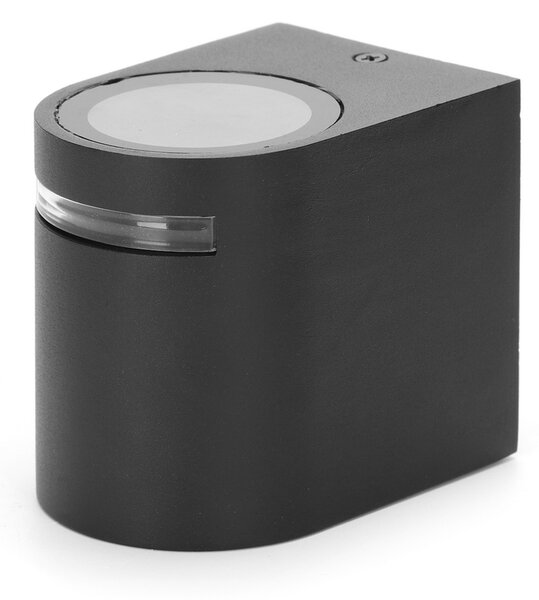 Applique da parete Memling Nero IP54 1 x GU10 Aigostar