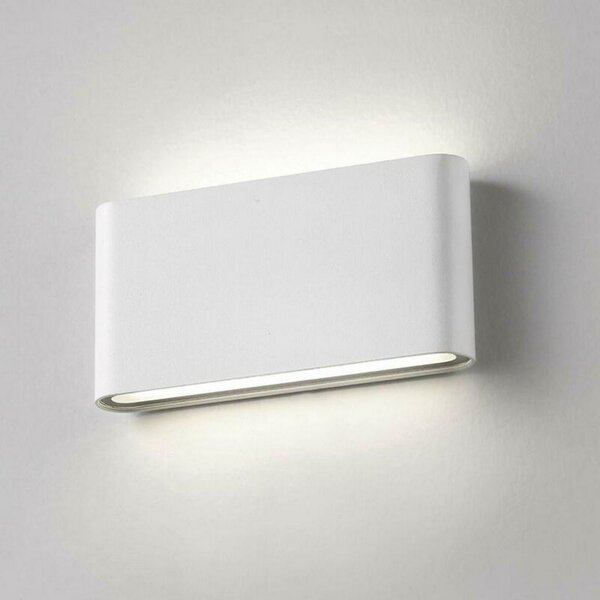 Applique Led da parete 16W Doppia emissione Bianco IP65 Bianco freddo 6000K Wisdom