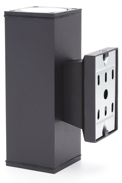 Applique da parete Vasari Nero IP65 2 x GU10 Aigostar