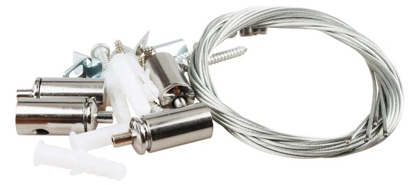 Kit installazione a sospensione per Pannello Led 4 Cavi in acciaio Altezza regolabile Aigostar