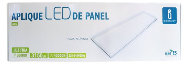 Pannello Led 25W 60x30cm Cornice bianca rettangolare Bianco freddo 6000K Aigostar