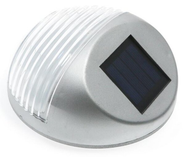 Applique Led 3W Grigio con pannello solare IP44 Bianco neutro 4500K con sensore crepuscolare M LEDME