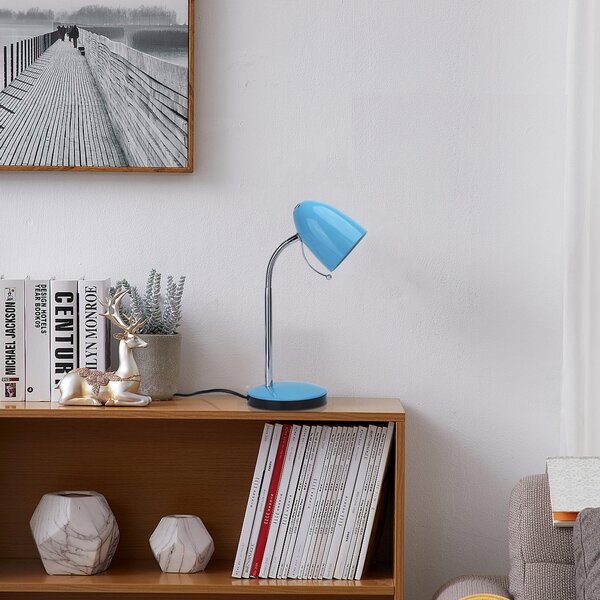Lampada da scrivania Blu E27 con base e braccio regolabile Aigostar