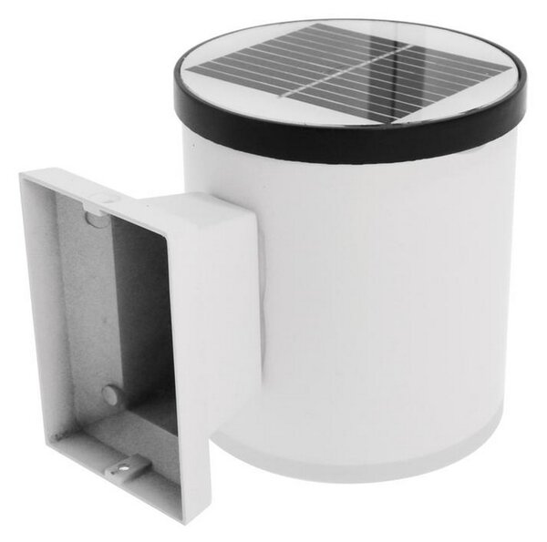 Applique Led Cory 1W Bianco con pannello solare IP65 Bianco neutro 4500K con sensore crepuscolare M LEDME