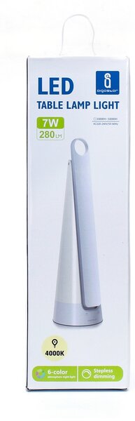 Lampada da tavolo Led Atmosfera RGB Bianca 7W Bianco neutro 4000K Dimmerabile Aigostar