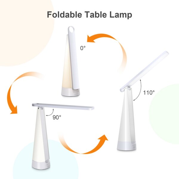 Lampada da tavolo Led Atmosfera RGB Bianca 7W Bianco neutro 4000K Dimmerabile Aigostar