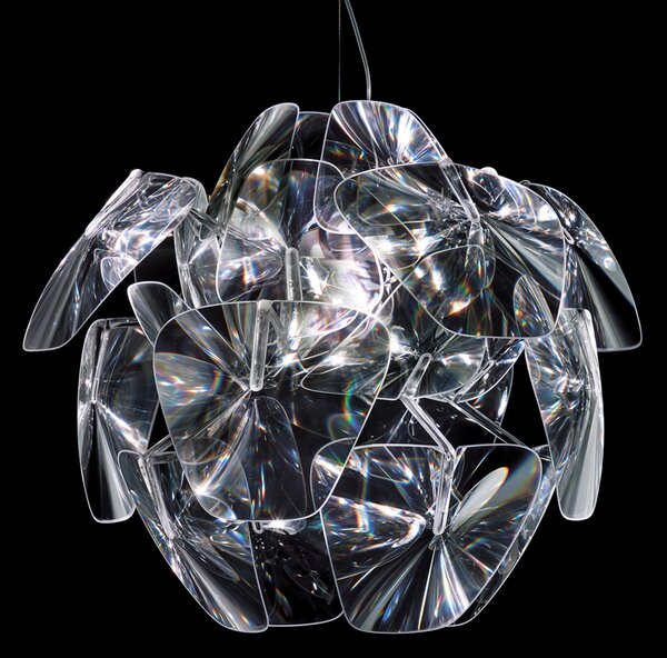 Lampada a sospensione Luceplan, Hope, dimmerabile, Trasparente, Soggiorno, Plastica, Design