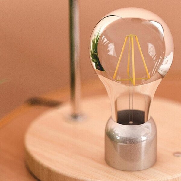 Lampada da tavolo Led a levitazione magnetica Vintage Bulb 2W M LEDME