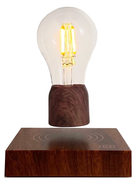 Lampada da tavolo Led a levitazione magnetica Vintage Bulb 2W Dimmerabile con temperatura colore regolabile Wisdom