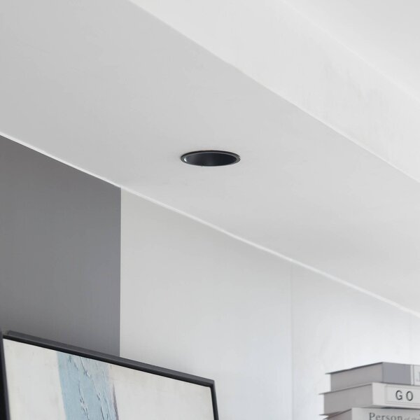 Arcchio LED downlight Niria, nero, 2.700K Niria Arcchio, dimmerabile, Nero, Soggiorno / Sala da pranzo, Alluminio, Moderno
