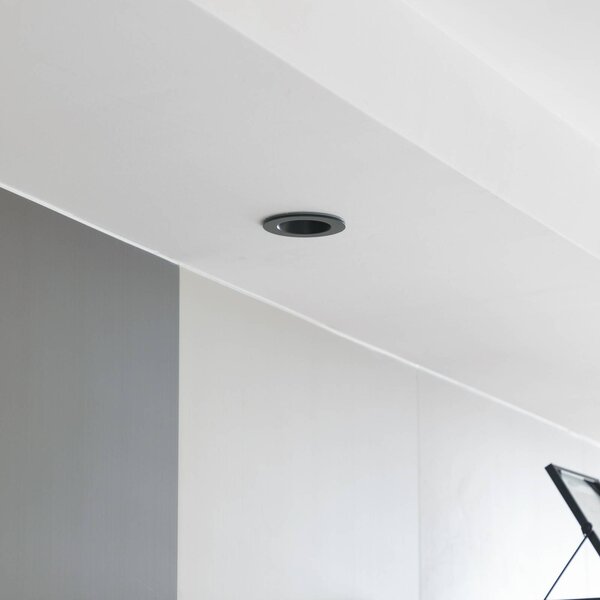 Arcchio LED downlight Aryx, nero, 4.000K