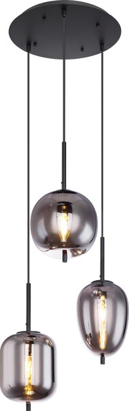 GLOBO lampada a sospensione sala da pranzo luce a sospensione soggiorno lampada a sospensione nero 15345-3