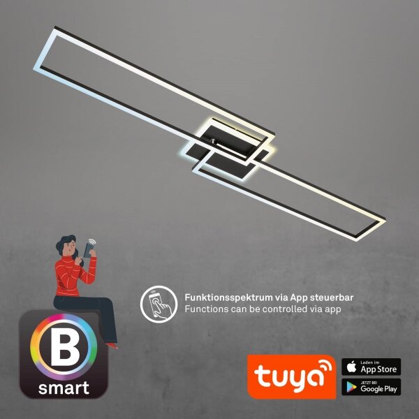 Briloner 3538-015 - Lampadario LED dimmerabile FRAME 2xLED/20W/230V Wi-Fi Tuya + +TC