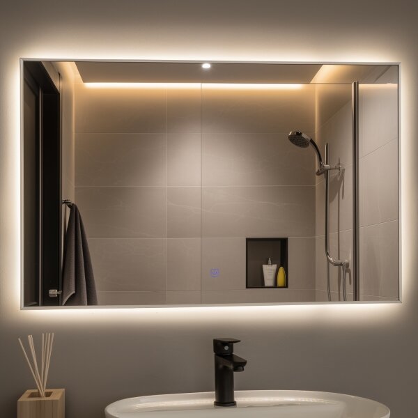 Brilagi -LED Specchio da bagno DESIO LED/30W/230V 60x90 cm IP44 CRI 90 dimmerabile + CCT
