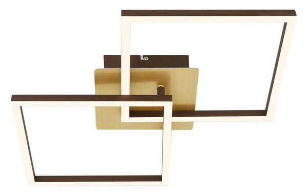 Briloner 3210-017 - Lampada LED da soffitto dimmerabile FRAME 2x11W/230V oro