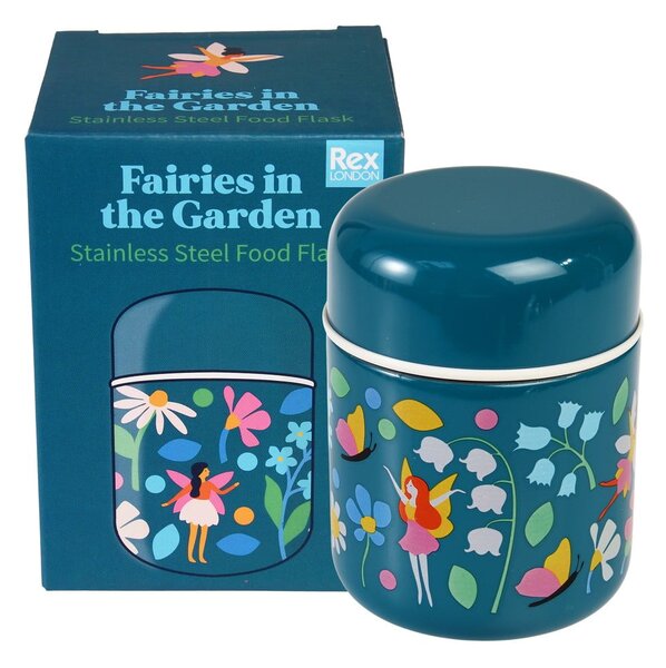 Borraccia termica blu 280 ml Fairies in the Garden – Rex London