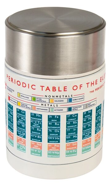 Borraccia termica color crema/argentata 450 ml Periodic Table – Rex London