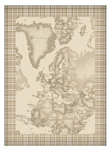 Strofinaccio In Cotone Geo Safari CM. 50X70 Alviero Martini 1A Classe Geo Caleffi
