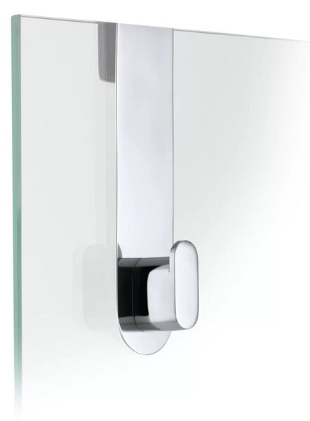Gancio per porta in acciaio inox lucido Areo Nexio - Blomus