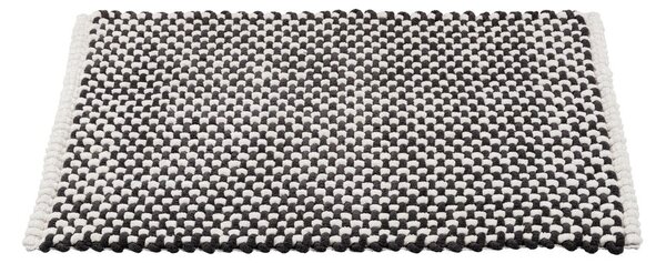 Tappetino per il bagno bianco e nero in tessuto 50x80 cm Covelo – Wenko