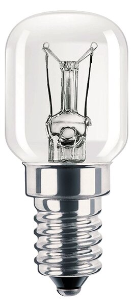 Lampadina per lampada di sale E14 T25 15W Bianco caldo 2800K