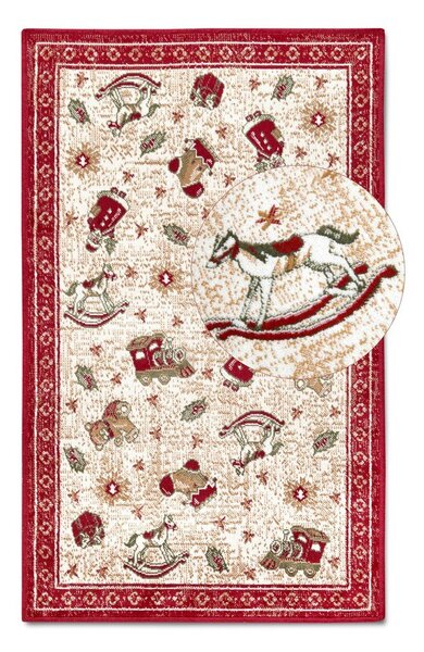 Tappeto rosso natalizio in cotone 50x80 cm Toy's Delight Red Christmas - Villeroy&Boch