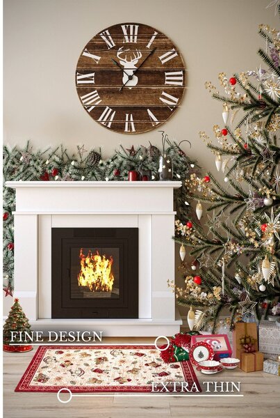 Tappeto rosso natalizio in cotone 50x80 cm Toy's Delight Red Christmas - Villeroy&Boch