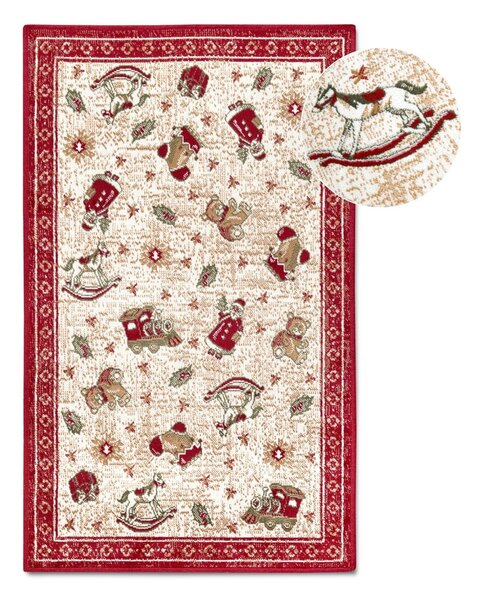 Tappeto rosso natalizio in cotone 50x80 cm Toy's Delight Red Christmas - Villeroy&Boch